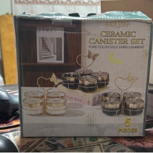 4TALIK MENAJNITSA CERAMIC CANISTER SET